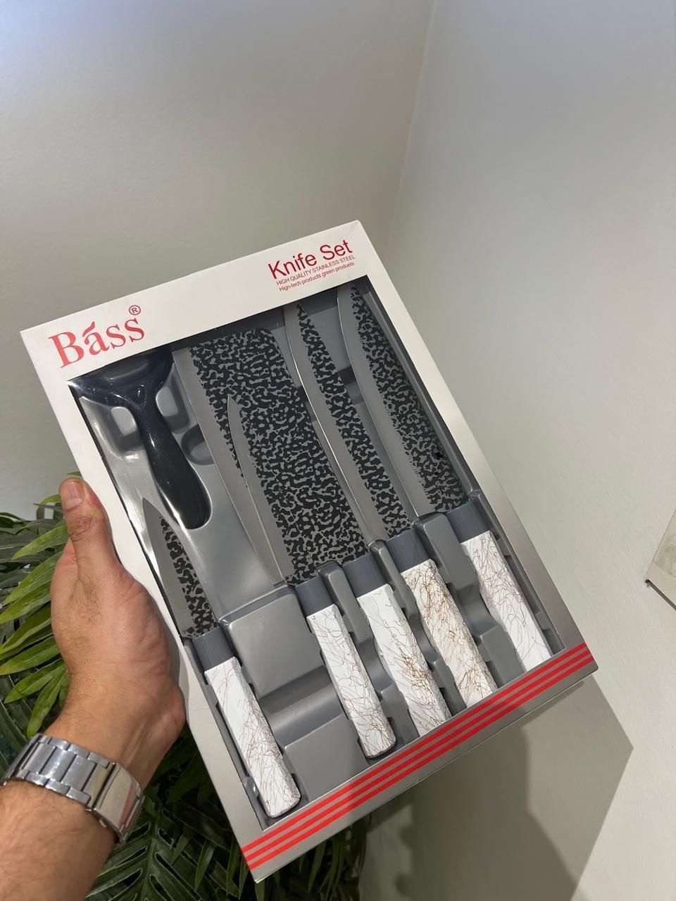 طقم سكاكين ماركة Bass